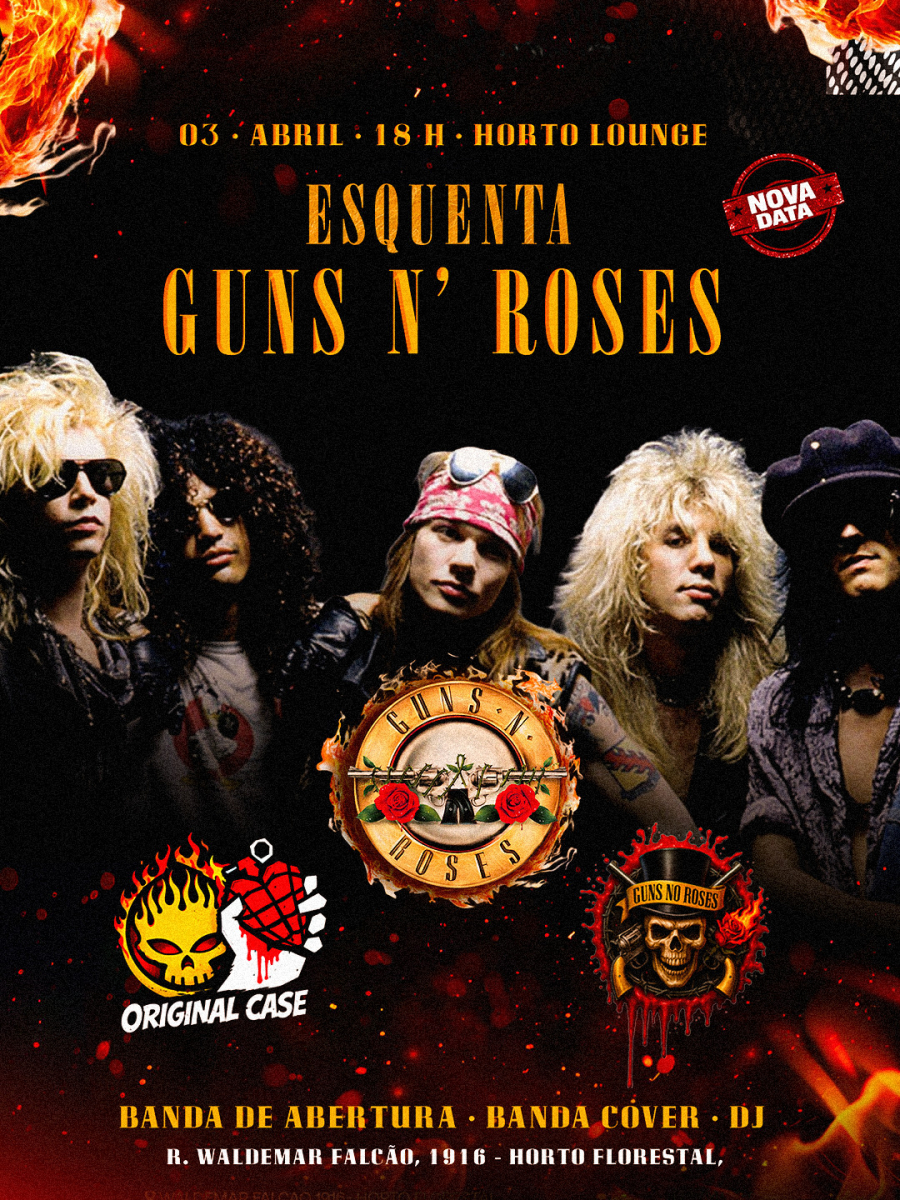 [ATUALIZAÇÃO] Fãs do Guns N’ Roses entram na contagem regressiva para show histórico em Salvador